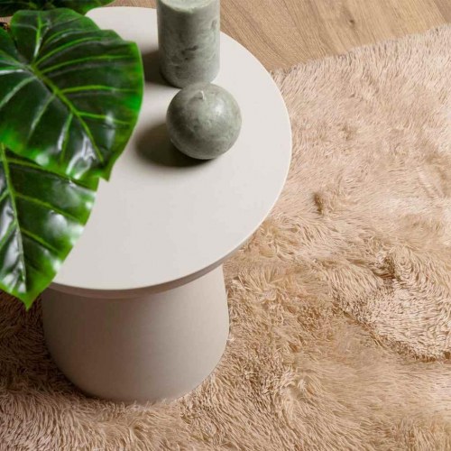 Shaggy gulvtæppe NAVARRA 60 x 100 cm - beige