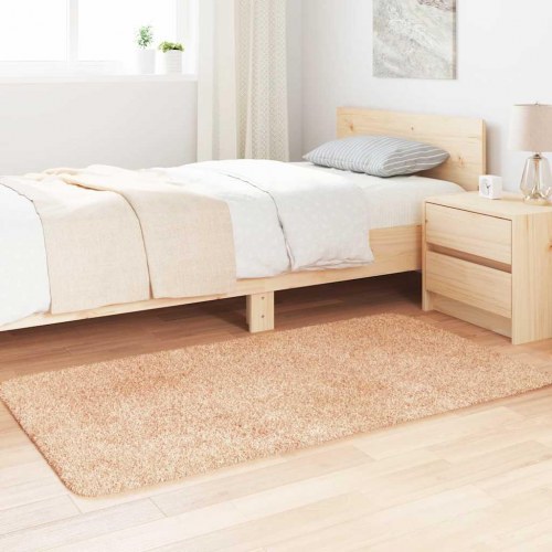 Shaggy gulvtæppe NAVARRA 80 x 150 cm - beige