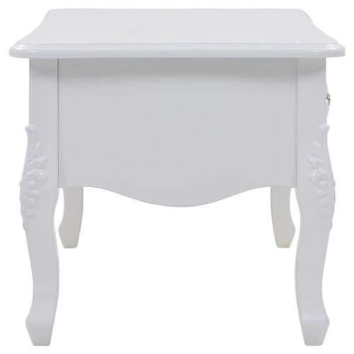 Sofabord 100 x 50 x 46 cm hvid