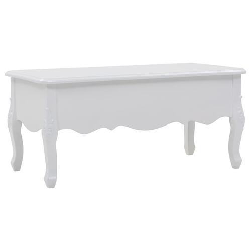 Sofabord 100 x 50 x 46 cm hvid