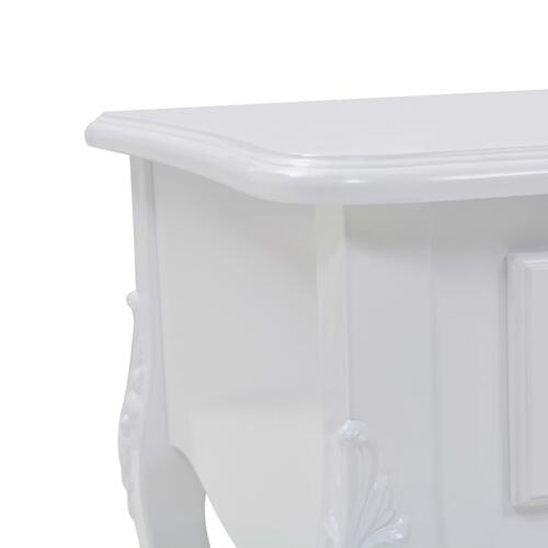 Sofabord 100 x 50 x 46 cm hvid