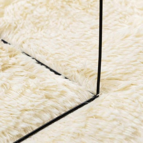 Shaggy gulvtæppe NAVARRA 80 x 150 cm - cremefarvet