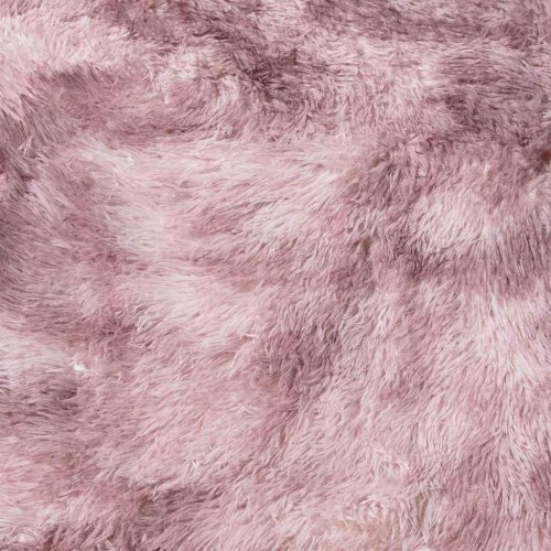 Shaggy gulvtæppe NAVARRA 200 x 200 cm - støvet rosa