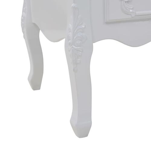 Sofabord 100 x 50 x 46 cm hvid