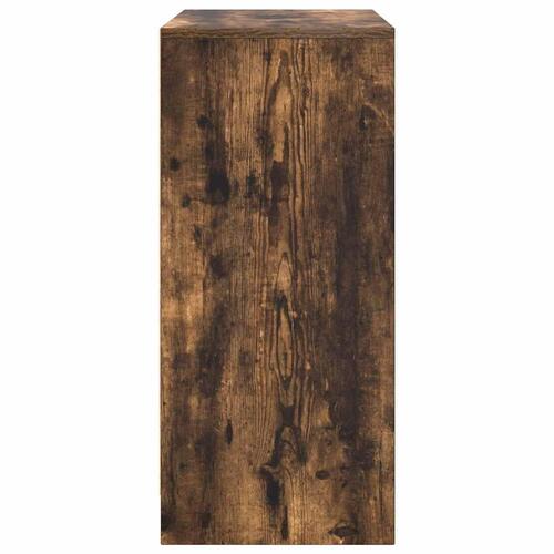 Skoskab 57x34x76 cm konstrueret træ røget egetræsfarve