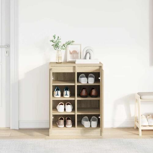 Skoreol 57x34x76 cm konstrueret træ sonoma-eg