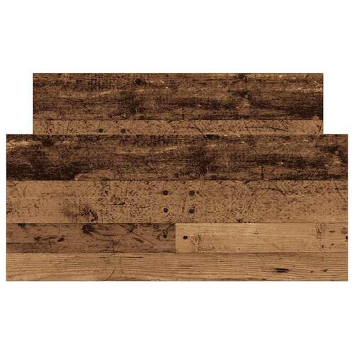 Sengeramme uden madras 90x200cm konstrueret træ antikt træ