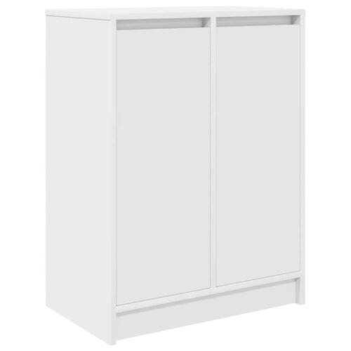 Skoreol 57x34x76 cm konstrueret træ hvid