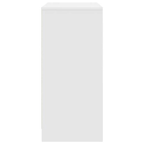 Skoreol 57x34x76 cm konstrueret træ hvid