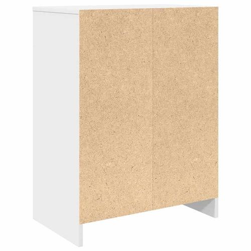 Skoreol 57x34x76 cm konstrueret træ hvid