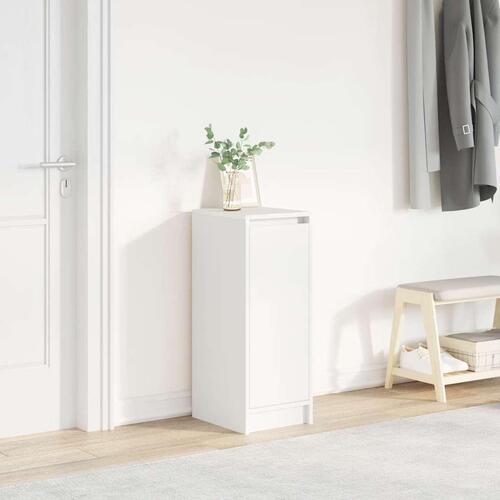 Skoreol 29,5x34x76 cm konstrueret træ hvid