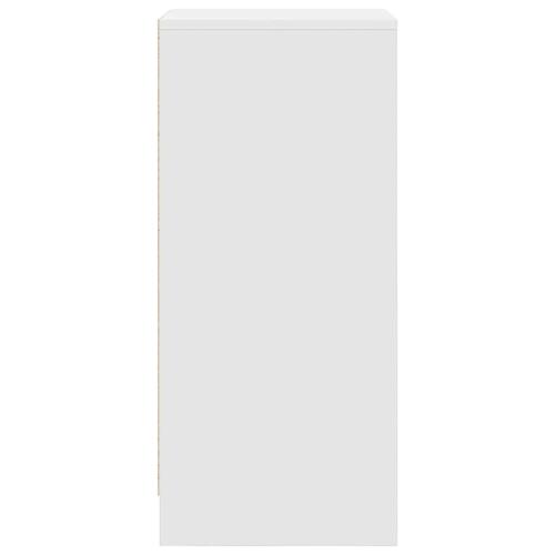 Skoreol 29,5x34x76 cm konstrueret træ hvid