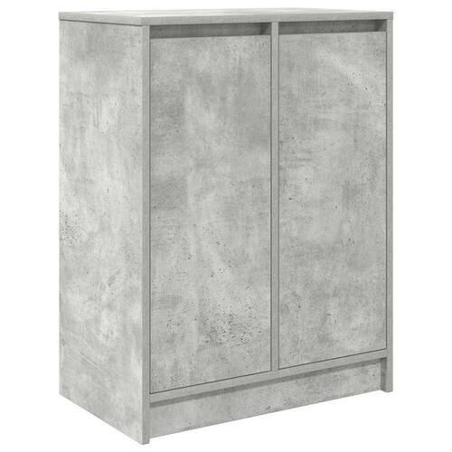 Skoskab 57x34x76 cm konstrueret træ betongrå