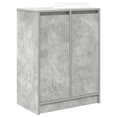 Skoskab 57x34x76 cm konstrueret træ betongrå