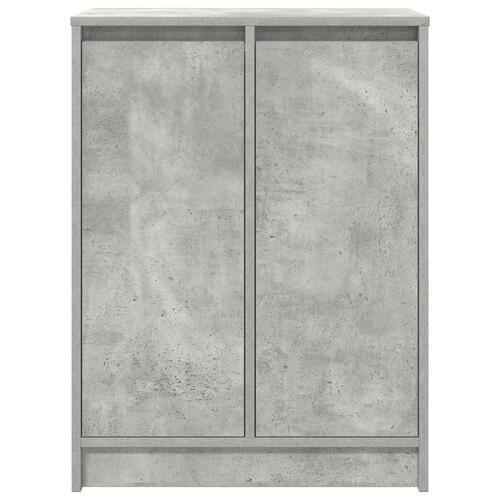 Skoskab 57x34x76 cm konstrueret træ betongrå