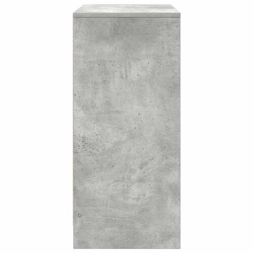 Skoskab 57x34x76 cm konstrueret træ betongrå