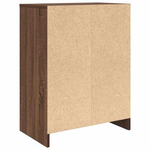 Skoreol 57x34x76 cm konstrueret træ brun egetræsfarve