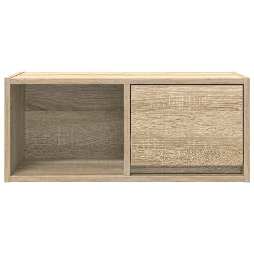 Tv-borde 2 stk. 60x31x25,5 cm konstrueret træ sonoma-eg