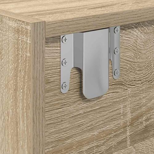 Tv-borde 2 stk. 60x31x25,5 cm konstrueret træ sonoma-eg