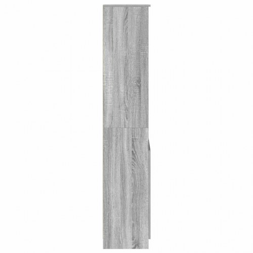 Højskab 50 x 35 x 180 cm i konstrueret træ - grå sonoma-eg