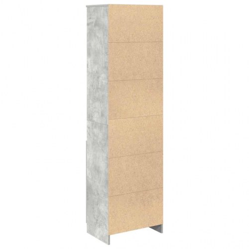 Højskab 50 x 35 x 180 cm - betongrå