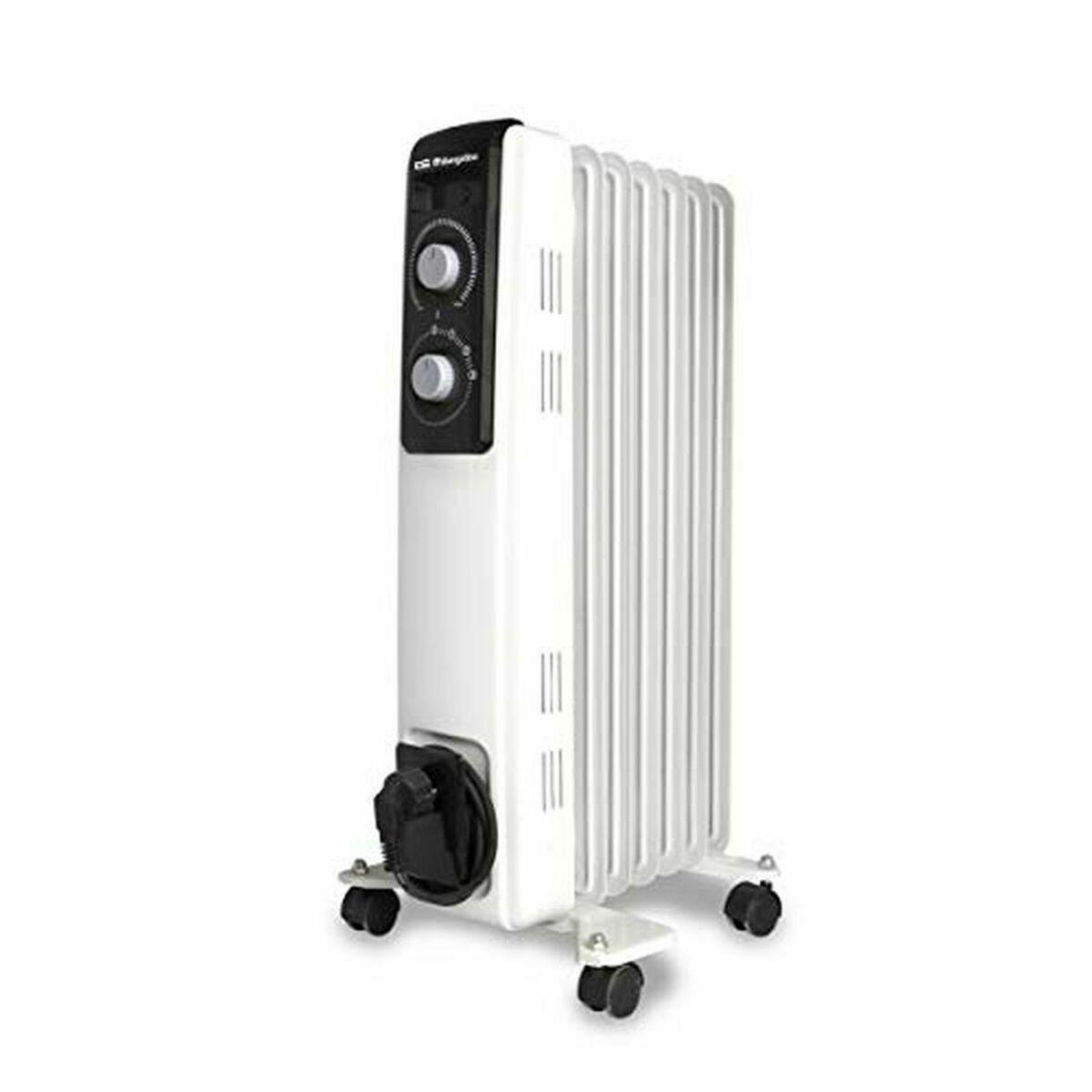 Radiator Orbegozo RF 1500 Hvid 1500 W Sort