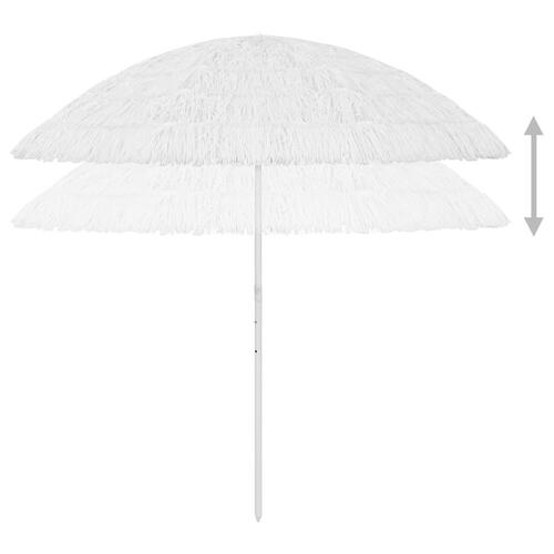 Hawaii-parasol 300 cm hvid