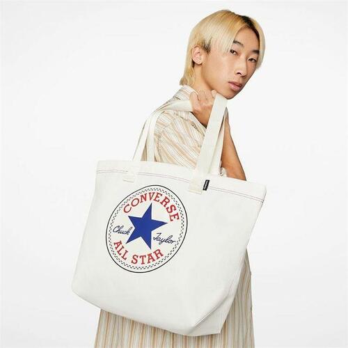 Skuldertaske Converse Chuck Patch Hvid