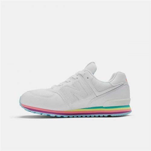 New Balance 574 Core børnesneakers - hvid (str. 36)