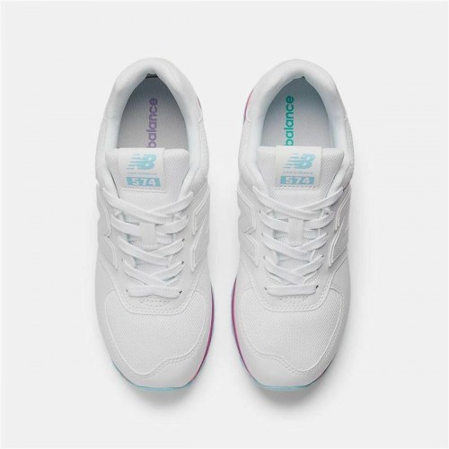 New Balance 574 Core børnesneakers - hvid (str. 36)