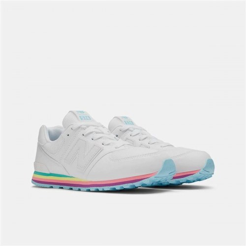 New Balance 574 Core børnesneakers - hvid (str. 36)