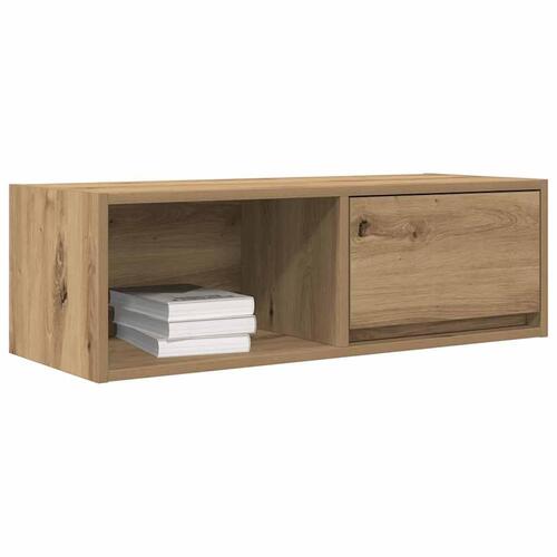 Tv-bord 80x31x25,5 cm konstrueret træ kunsteg