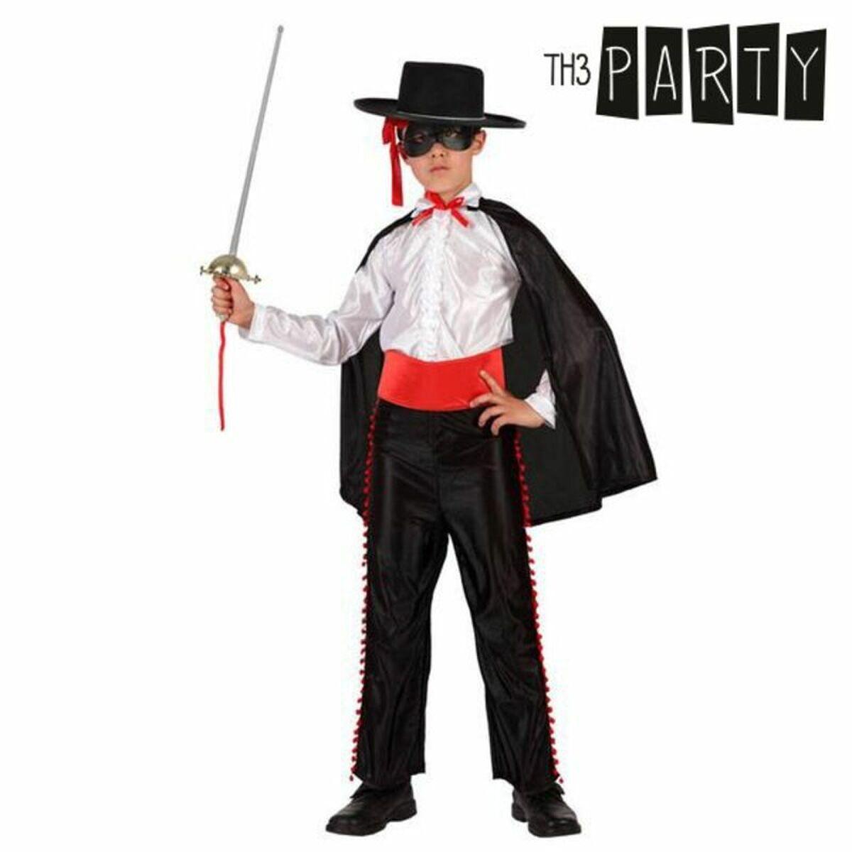 Kostume til børn Zorro 3-4 år