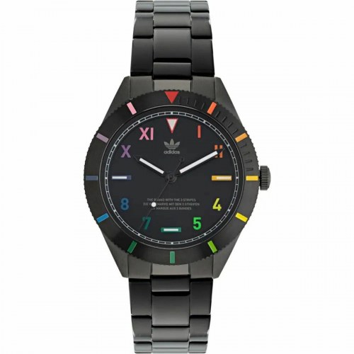 Adidas herreur AOFH22056 - sort ur med farverige markeringer