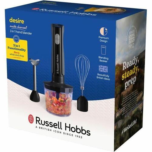 Håndblender Russell Hobbs Desire Matte Charcoal Sort 500 W