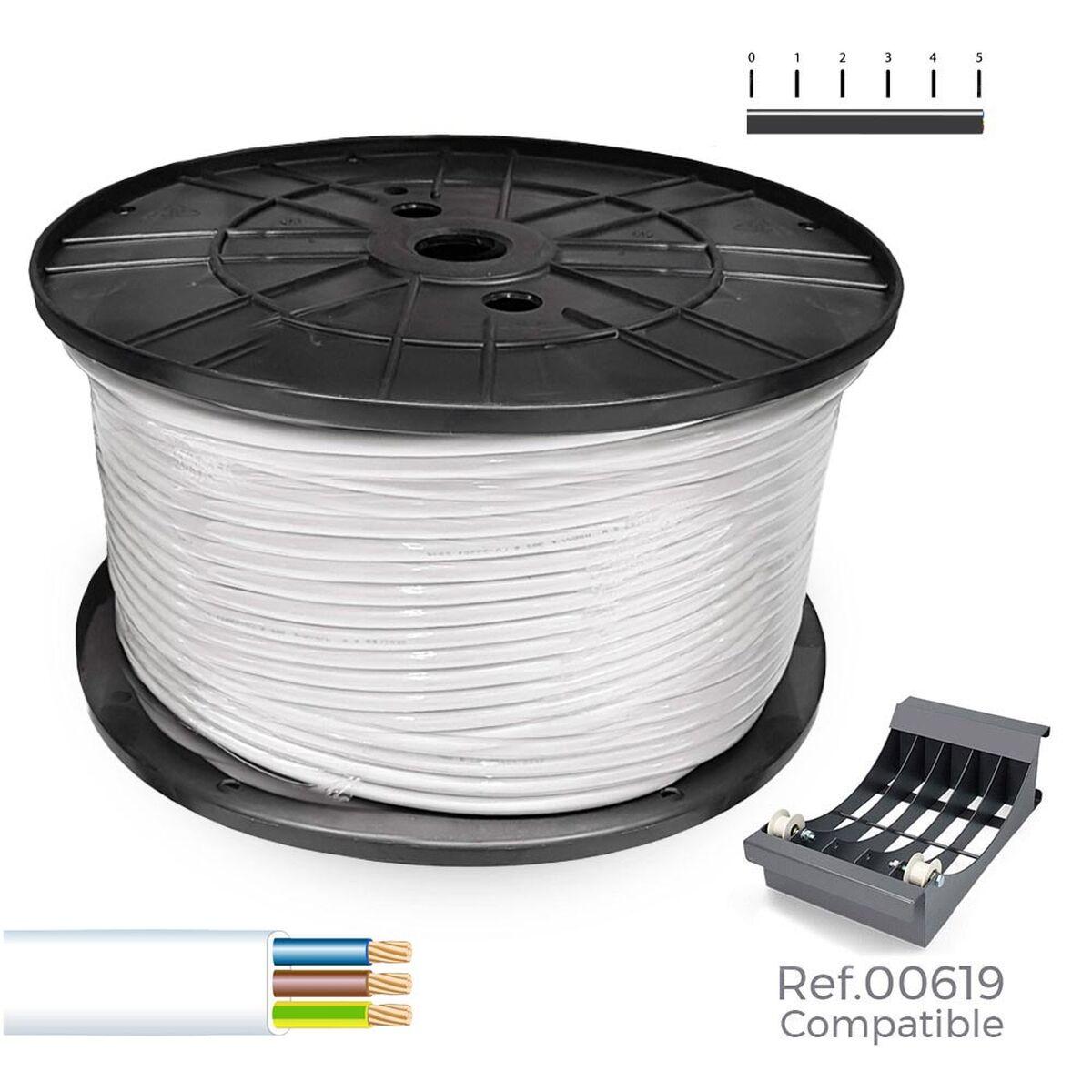 Elektrisk kabelslange Sediles Hvid 200 m Spole