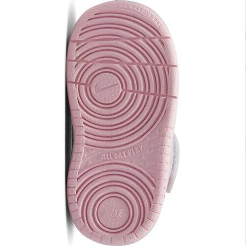 Nike Court Borough baby sneakers - hvid/rosa, str. 21