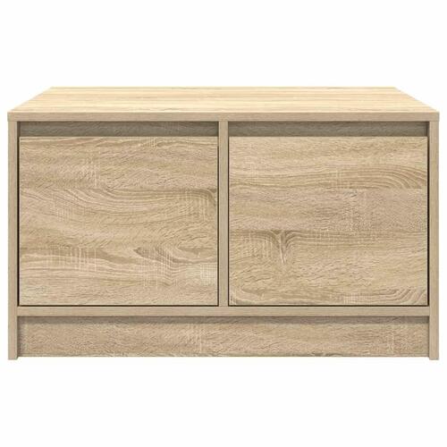Sofabord med skuffer 70,5x70x40 cm sonoma-eg