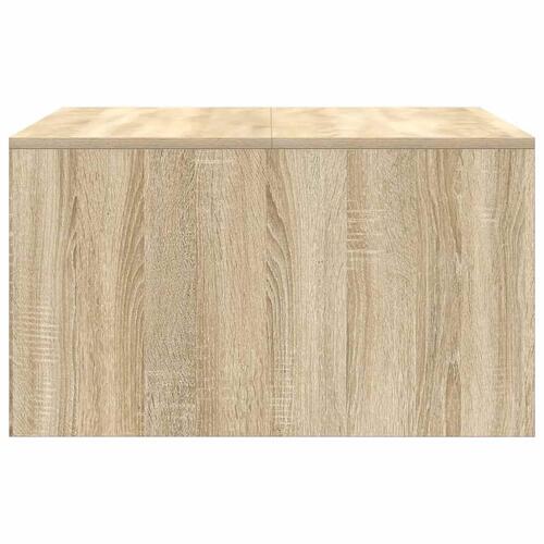 Sofabord med skuffer 70,5x70x40 cm sonoma-eg