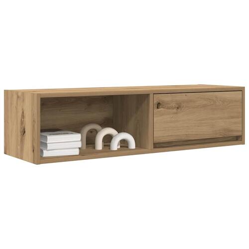 Tv-borde 2 stk. 100x31x25,5 cm konstrueret træ kunsteg
