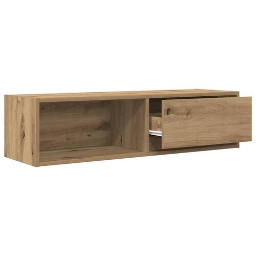 Tv-borde 2 stk. 100x31x25,5 cm konstrueret træ kunsteg