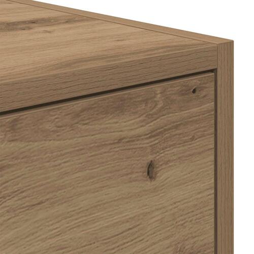 Tv-borde 2 stk. 100x31x25,5 cm konstrueret træ kunsteg