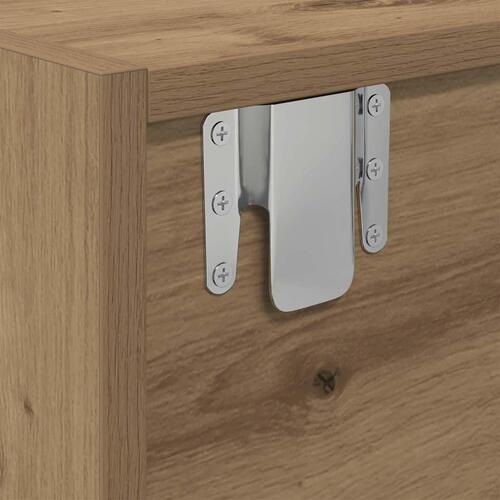 Tv-borde 2 stk. 100x31x25,5 cm konstrueret træ kunsteg