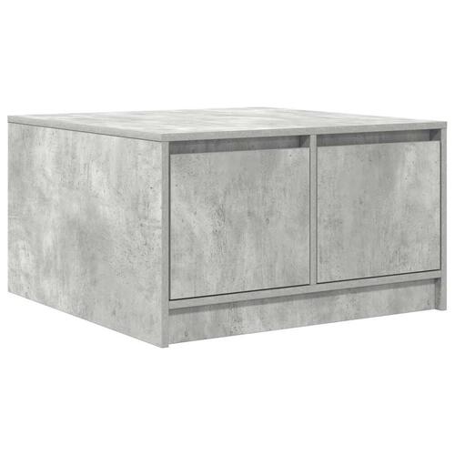 Sofabord med skuffer 70,5x70x40 cm betongrå