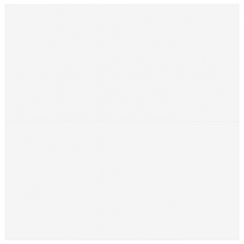 Sofabord med skuffer 100x100x40 cm hvid