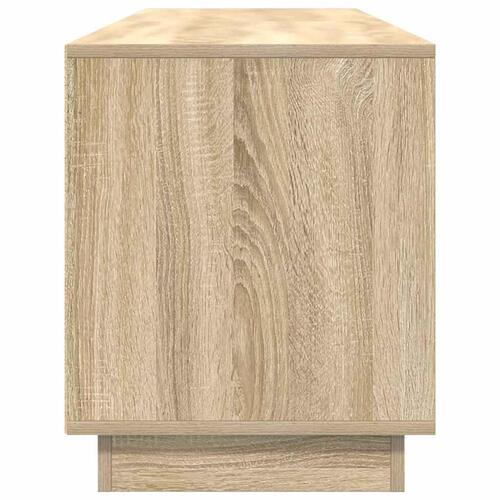 Tv-bord med LED-lys 193,5x41x50 cm sonoma-eg