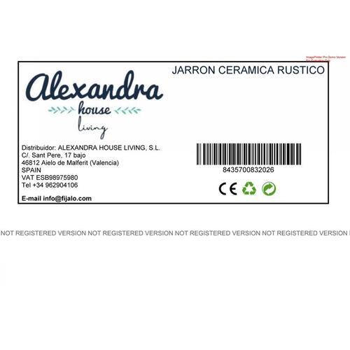 Gulvvase Alexandra House Living Beige Keramik 50 x 100 x 50 cm