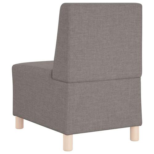 Modulær sofa uden armlæn taupe 55 cm stof