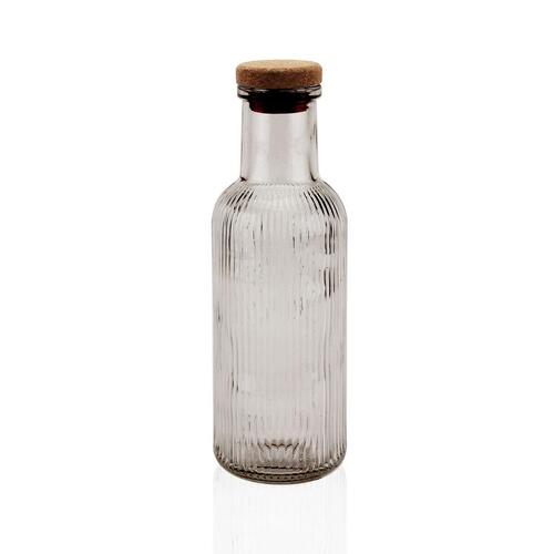 Vandflaske Versa Grå Glas 1 L 8,7 x 27,8 x 8,7 cm