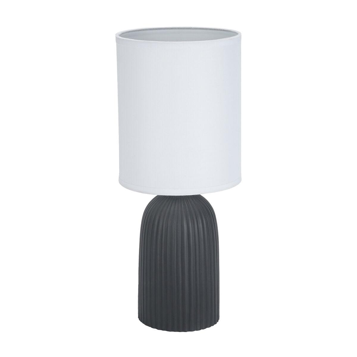 Bordlampe Versa Sort Bomuld Keramik 40 W 15 X 36 Cm